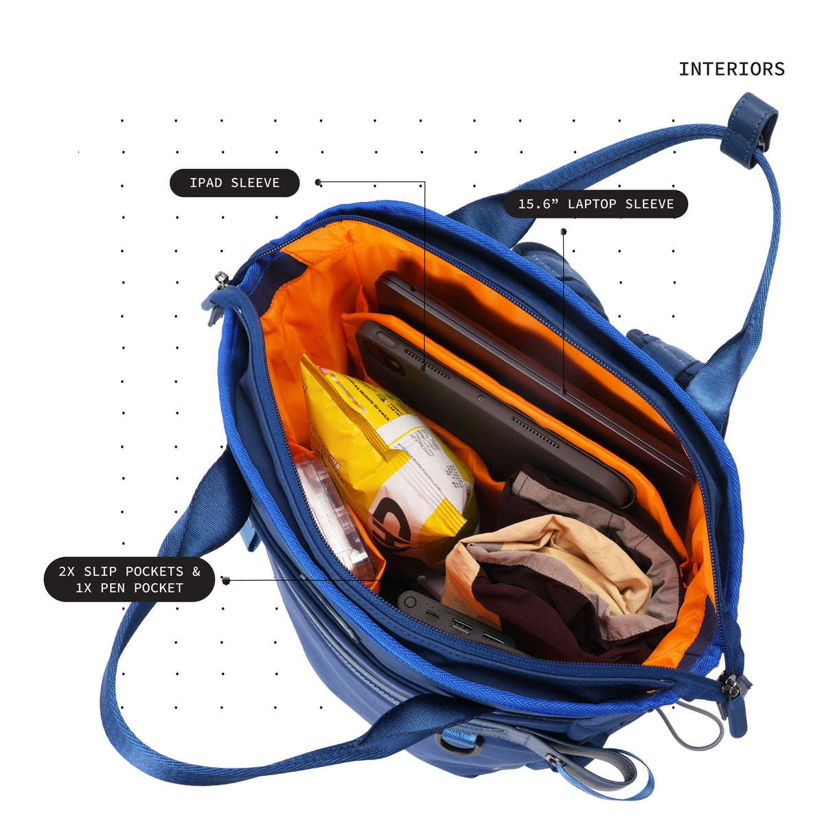 Color_VCR Blue | Switch backpack
