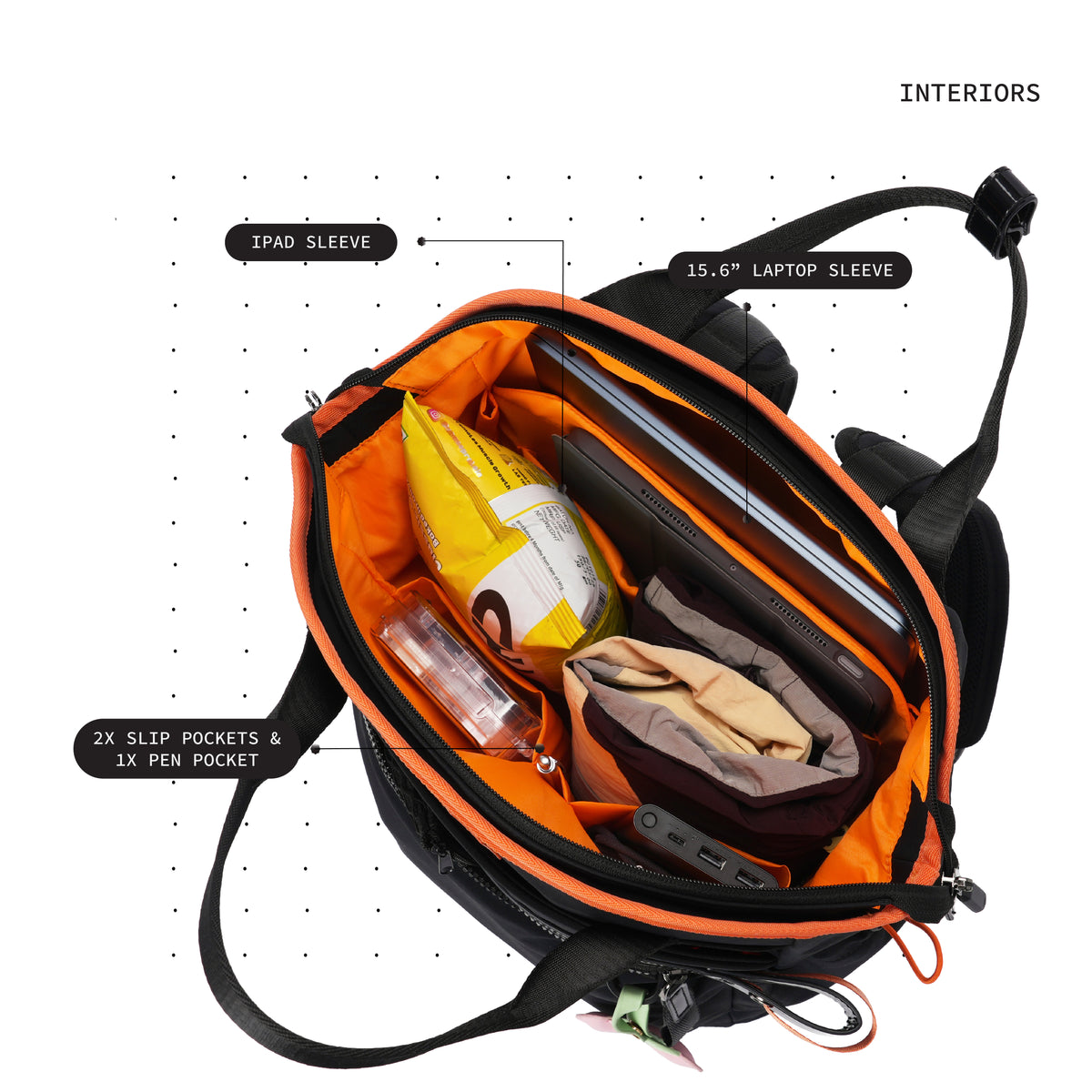 Color_Robo Black | Switch backpack