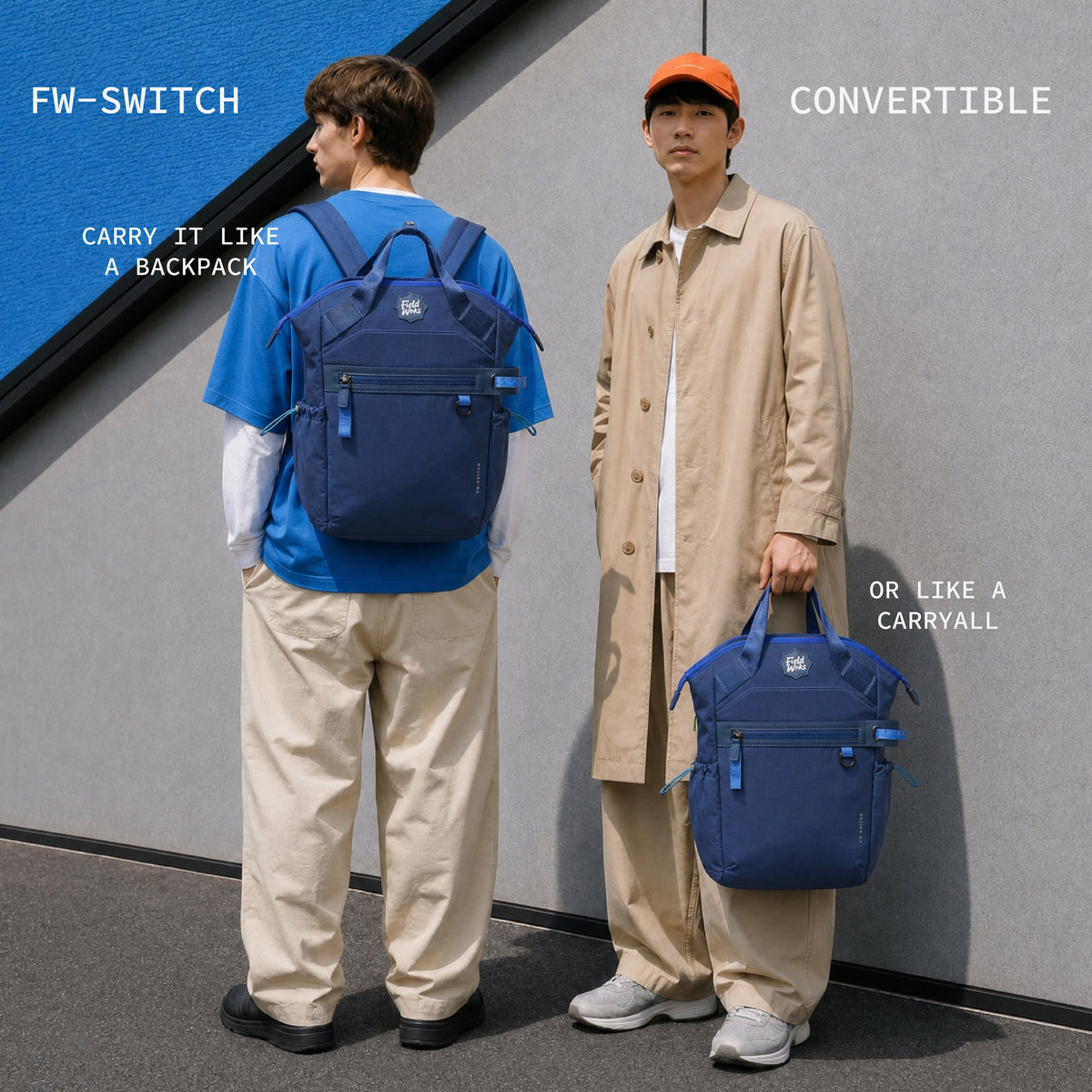 Color_VCR Blue | Switch backpack