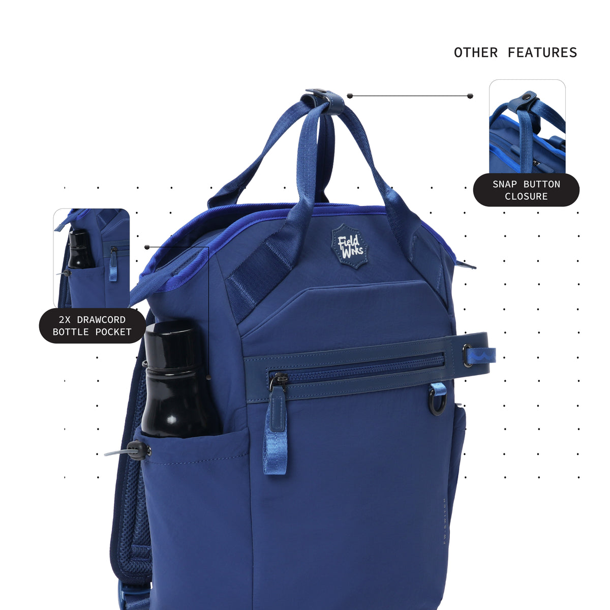Color_VCR Blue | Switch backpack